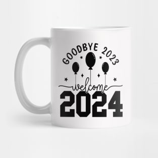 Goodbye 2023 Welcome 2024 Mug